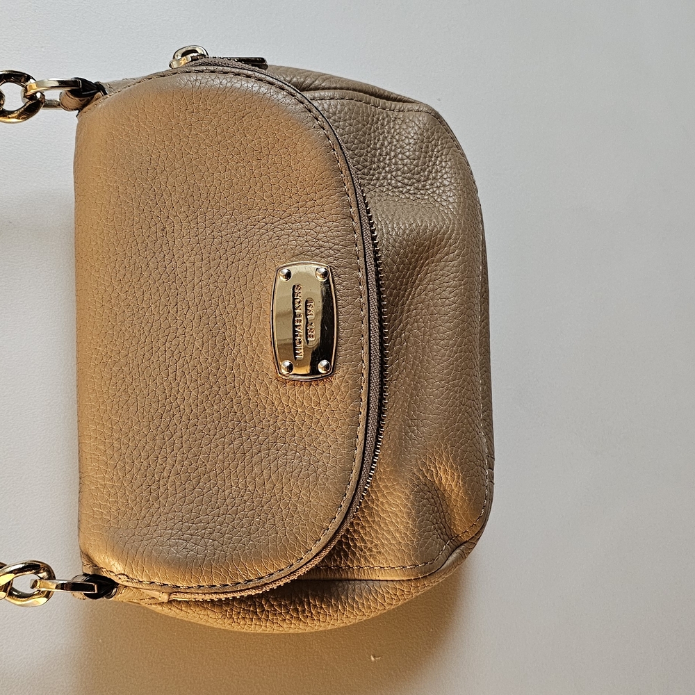 Michael Kors Tan Leather Crossbody Bag